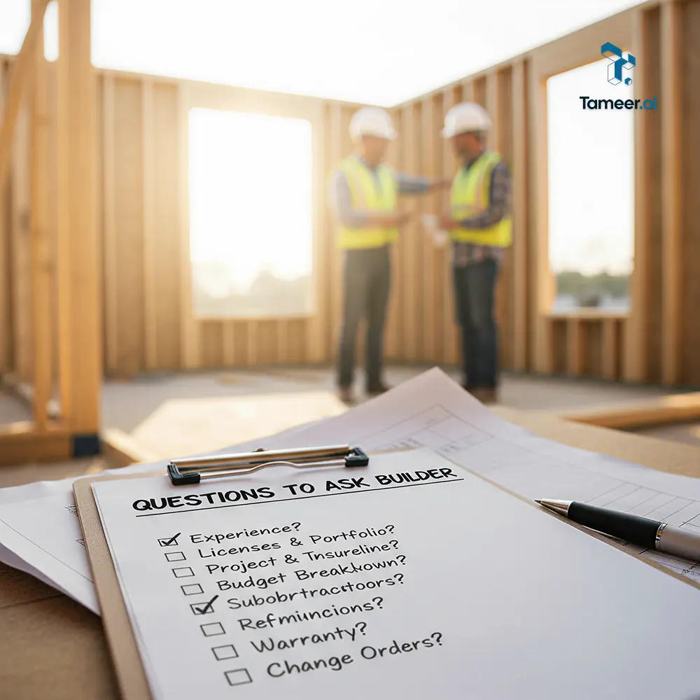 Questions to Ask Your Builder Before Hiring