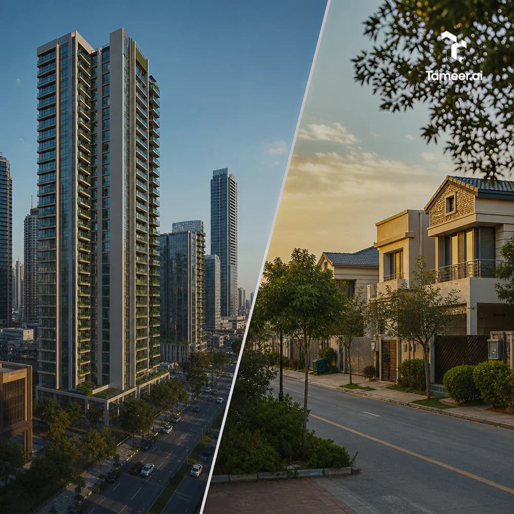 Vertical Living vs Horizontal Housing: Which is the Best Investment in Pakistan 2025?