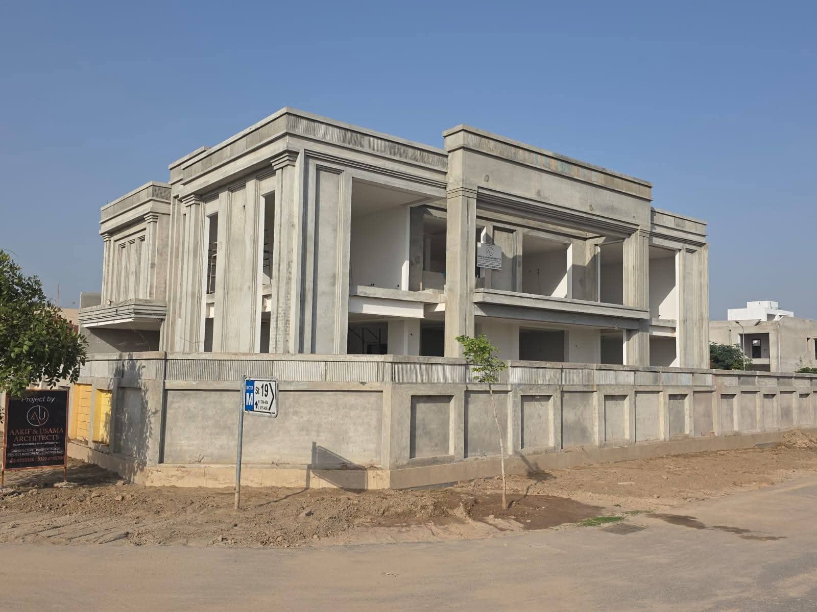 DHA Multan 1 kanal Corner Grey