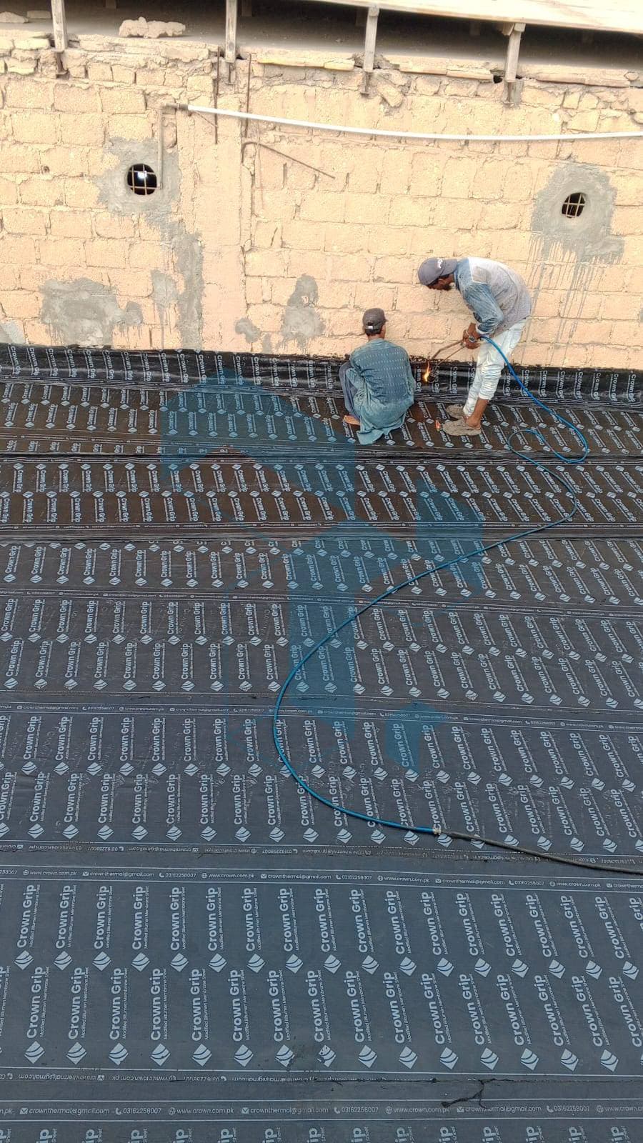 Waterproofing of Roof Floor with membrane