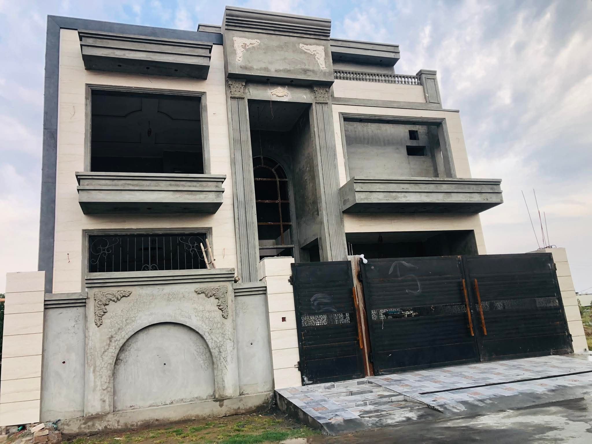 10 marla grey structure